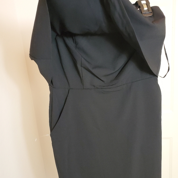 Lulu's Navy Blue Strapless Midi Dress - Picture 9 of 9